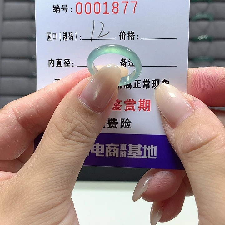 翡翠未镶嵌戒圈1877