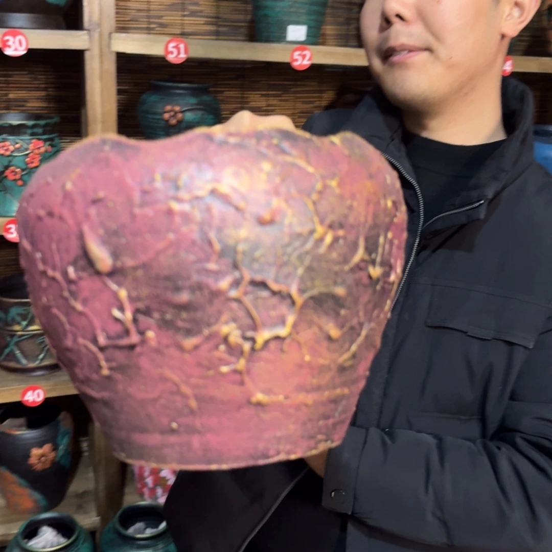 带孔高端浮雕花盆炸炸炸