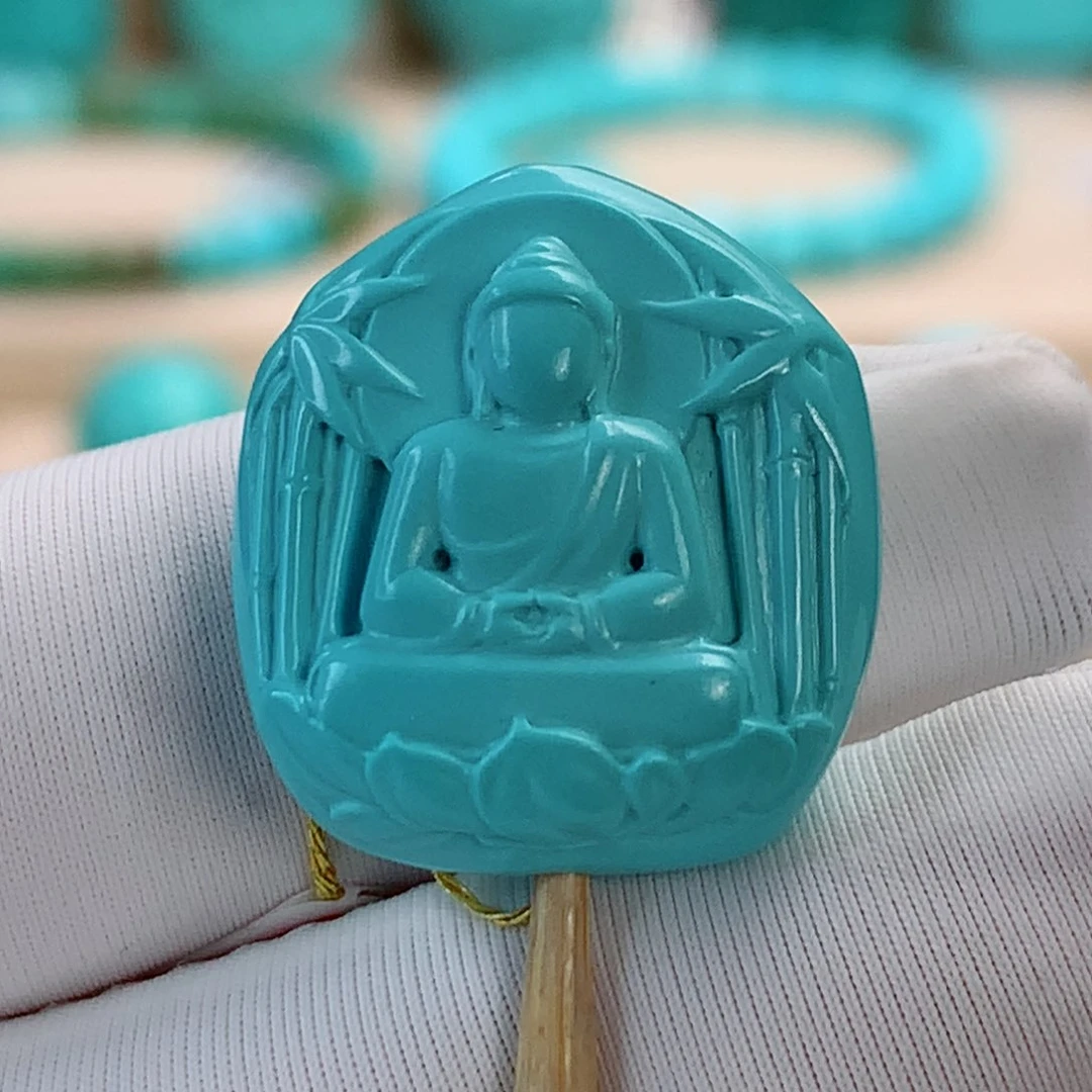 绿松石挂件未镶嵌