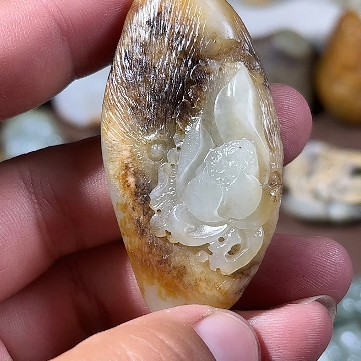王***大和田玉未镶嵌挂件