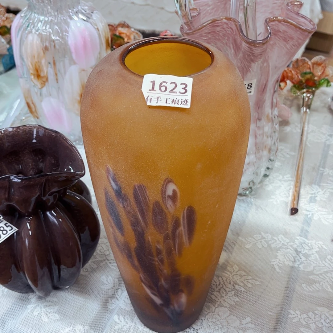 1623高35厘米 家悦琉璃花瓶