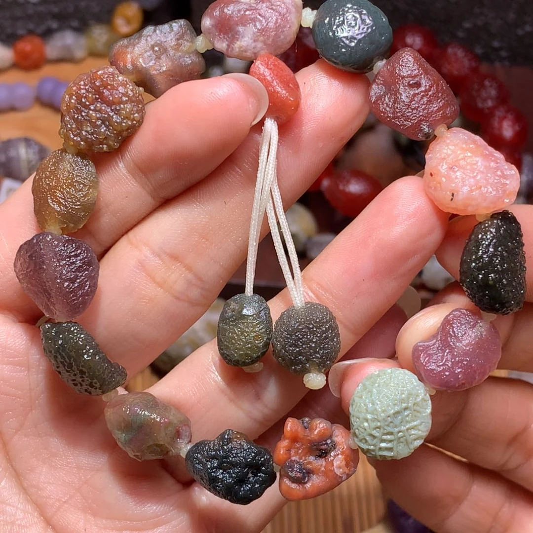 未镶嵌玛瑙/玉髓珠宝半成品