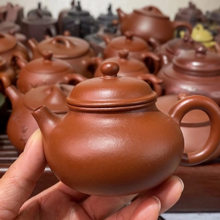 紫砂茶壶微瑕处理一把