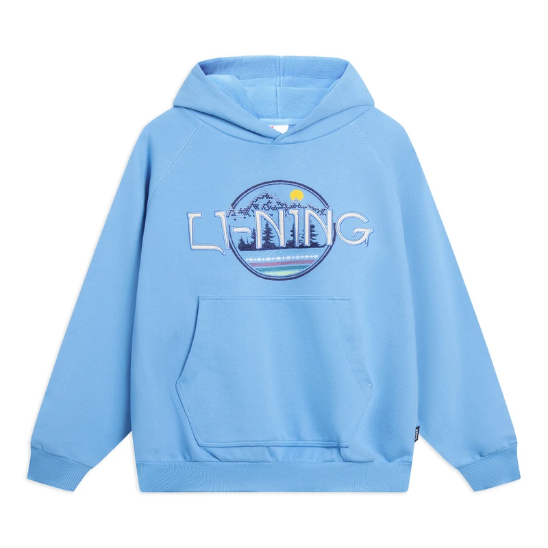 LI-NING/李宁中国李宁男女同款宽松套头连帽卫衣257-2