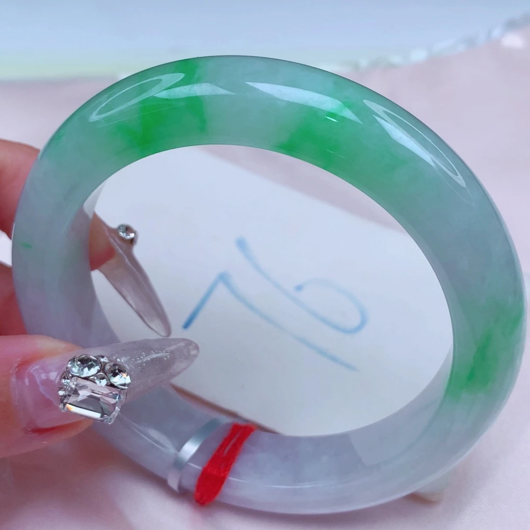 翡翠手镯未镶嵌天然缅甸翡翠A货手镯