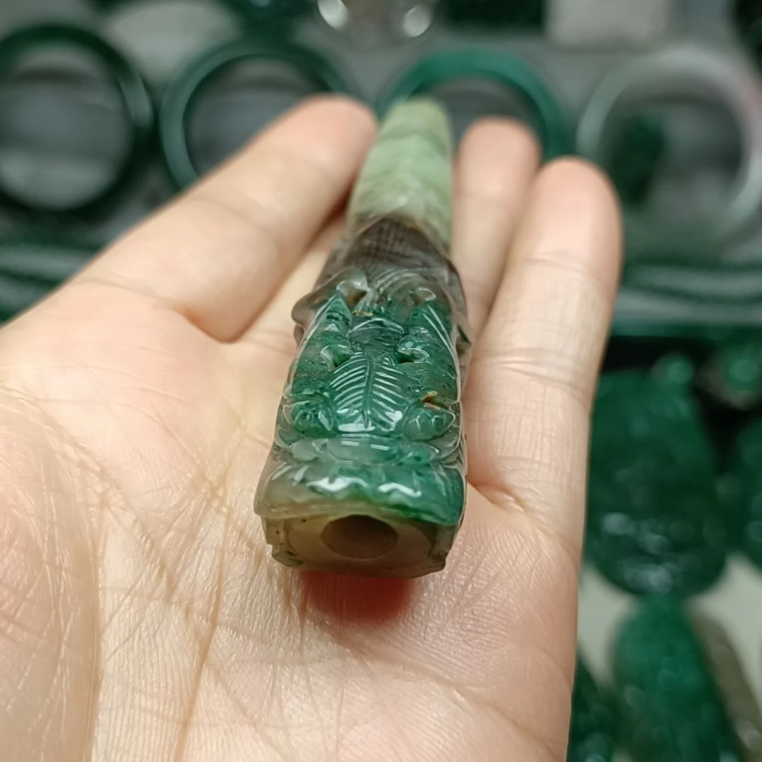 独山玉龙嘴未镶嵌