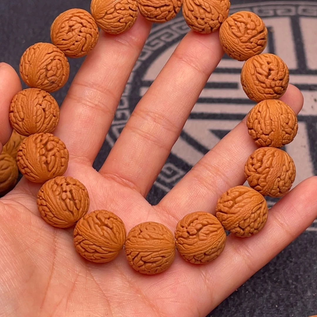 桃核手串绣球桃核15