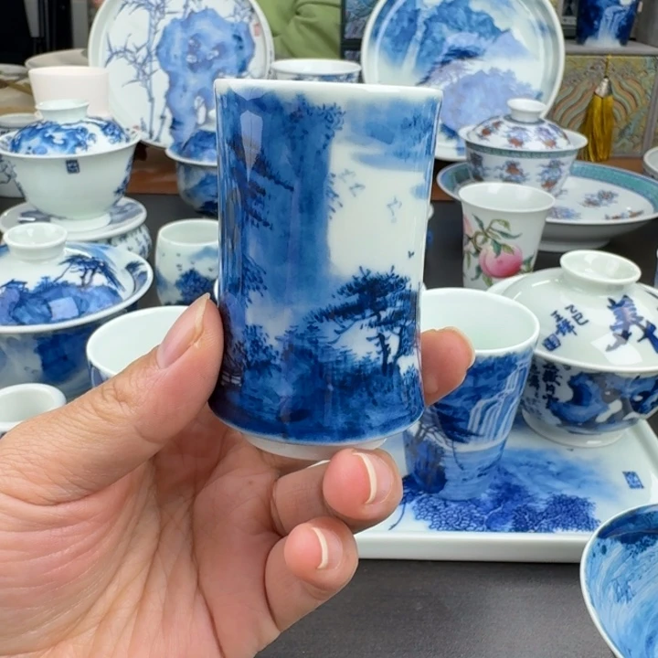 杯子山水画山水山水山水