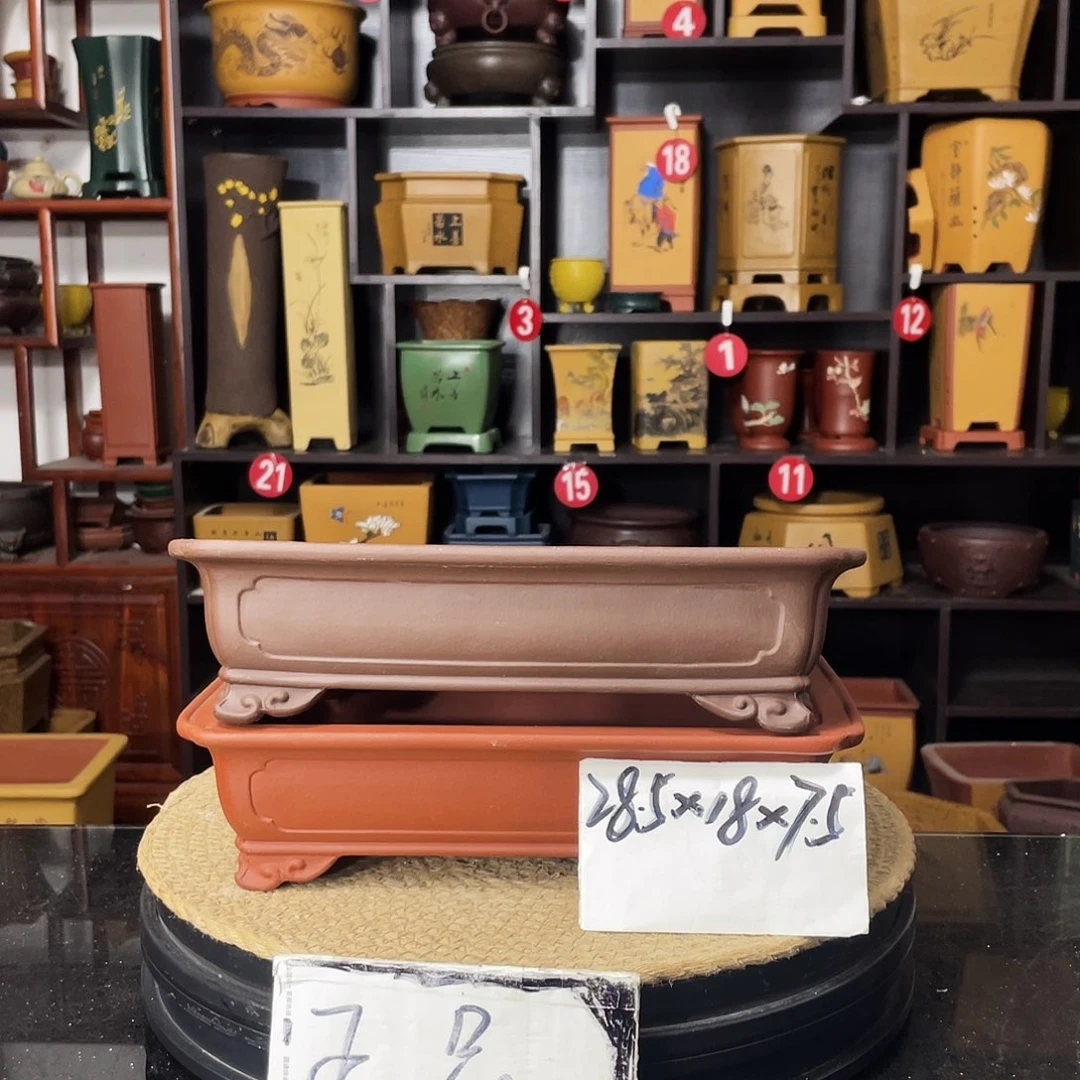 紫砂D-婉秋紫砂花盆