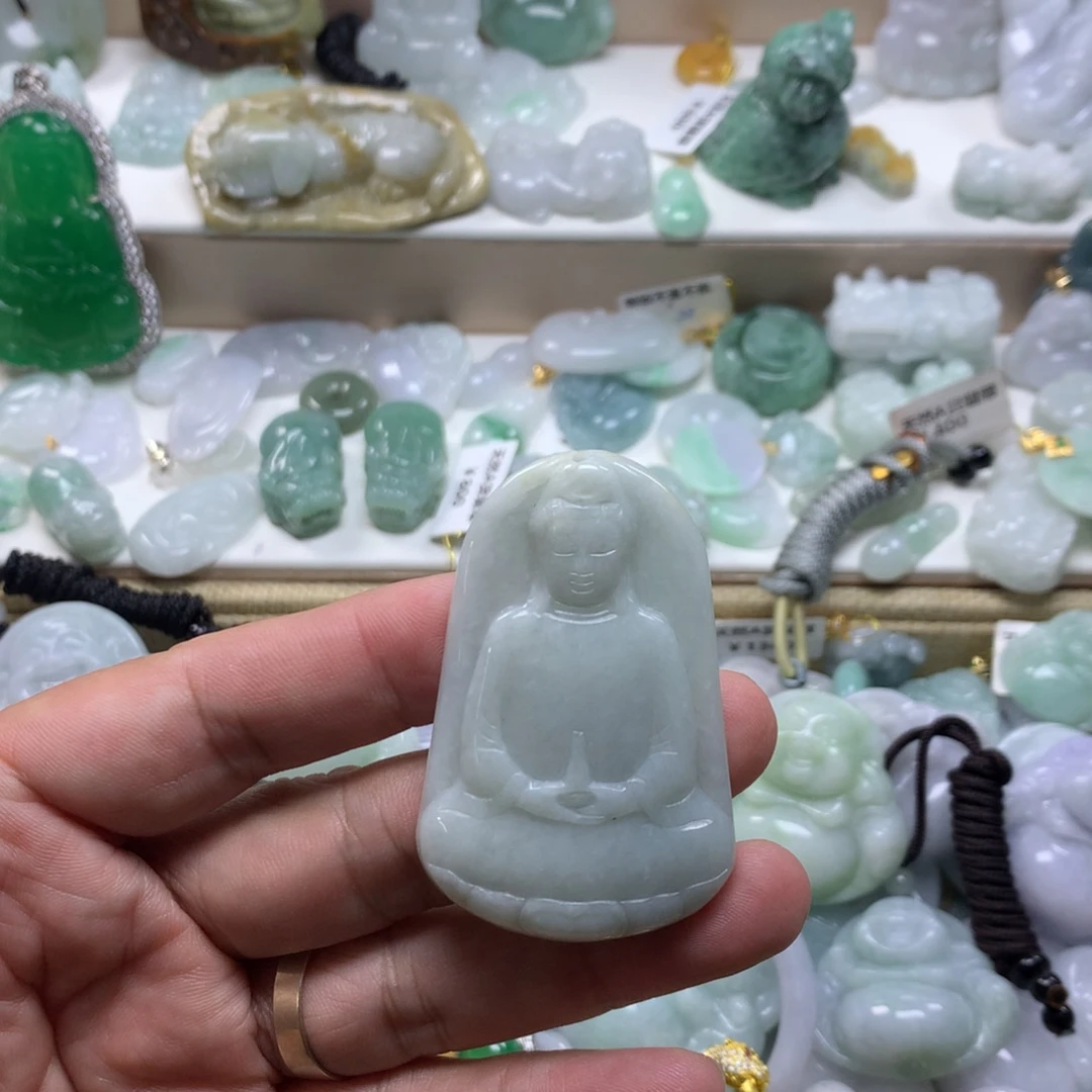 颈饰未镶嵌翡翠缅甸A货翡翠