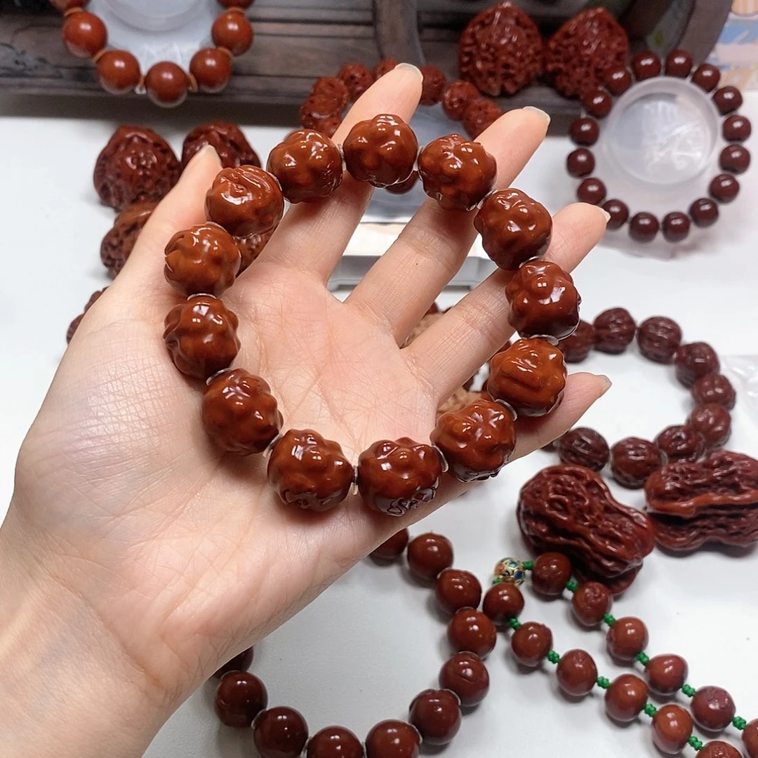橄榄核手串高***6橄榄核