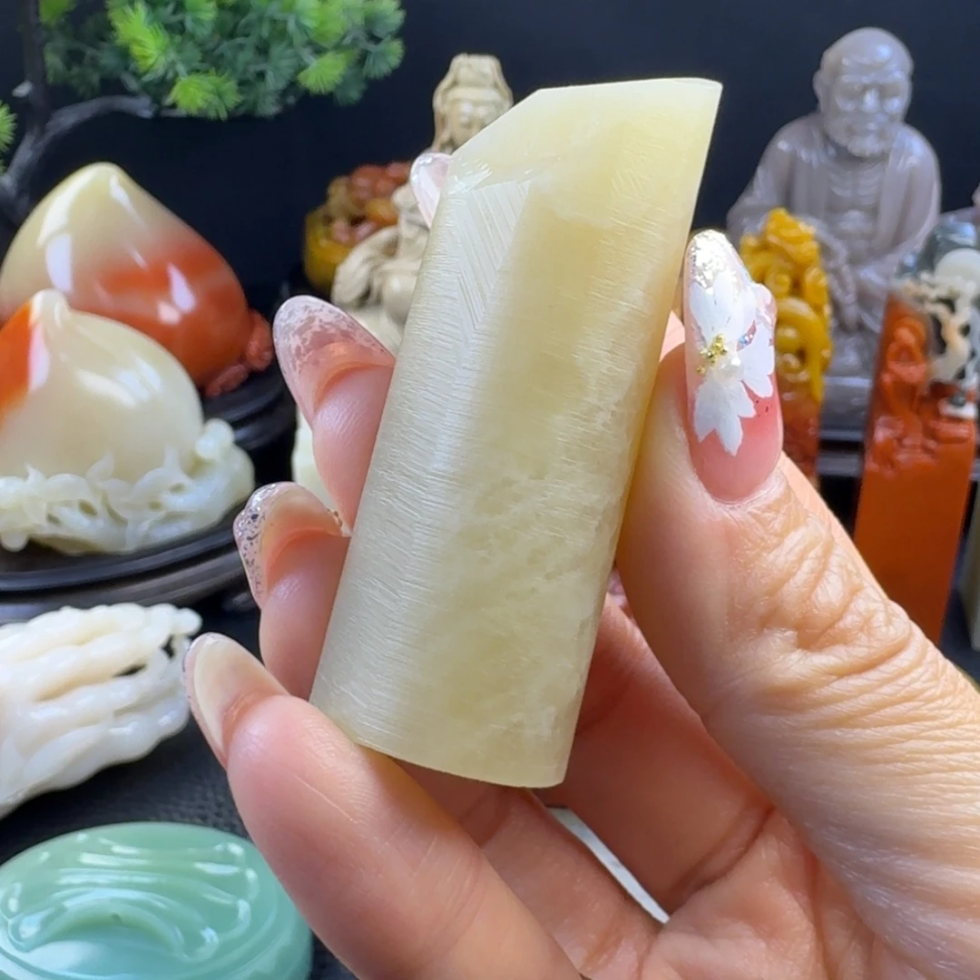 印石寿山石素章 印章 6.1-2.2-2.0