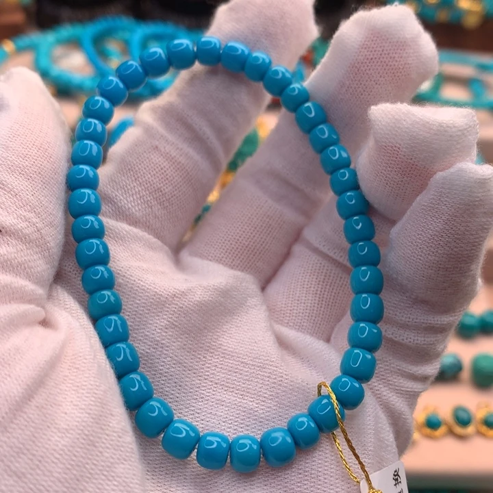 绿松石未镶嵌湖北天然原矿绿松石5.5