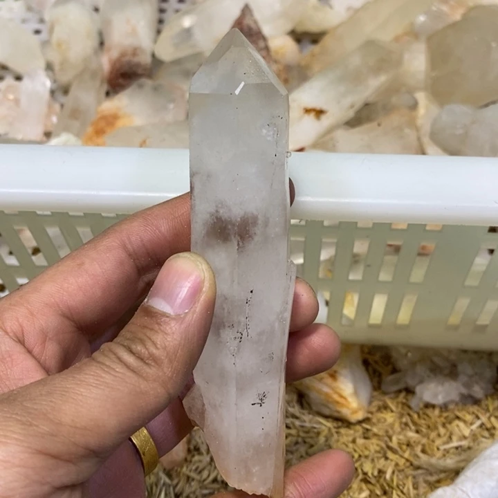 水晶水晶原石摆件未镶嵌H***7