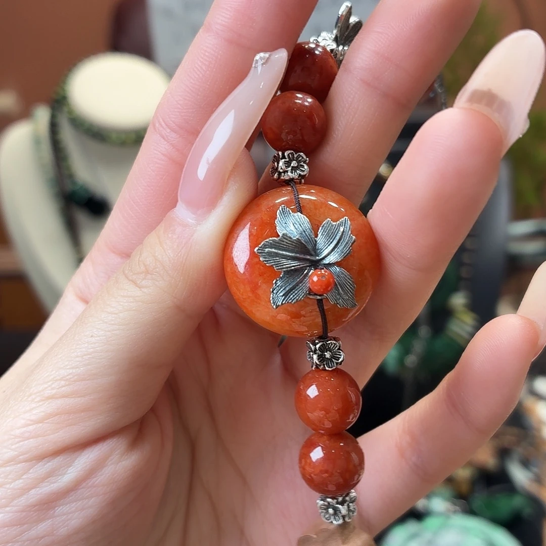 翡翠未镶嵌耳饰手串