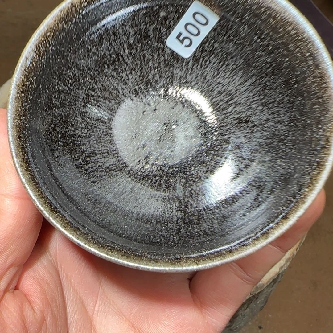 茶盏焦源柴烧自然还原500