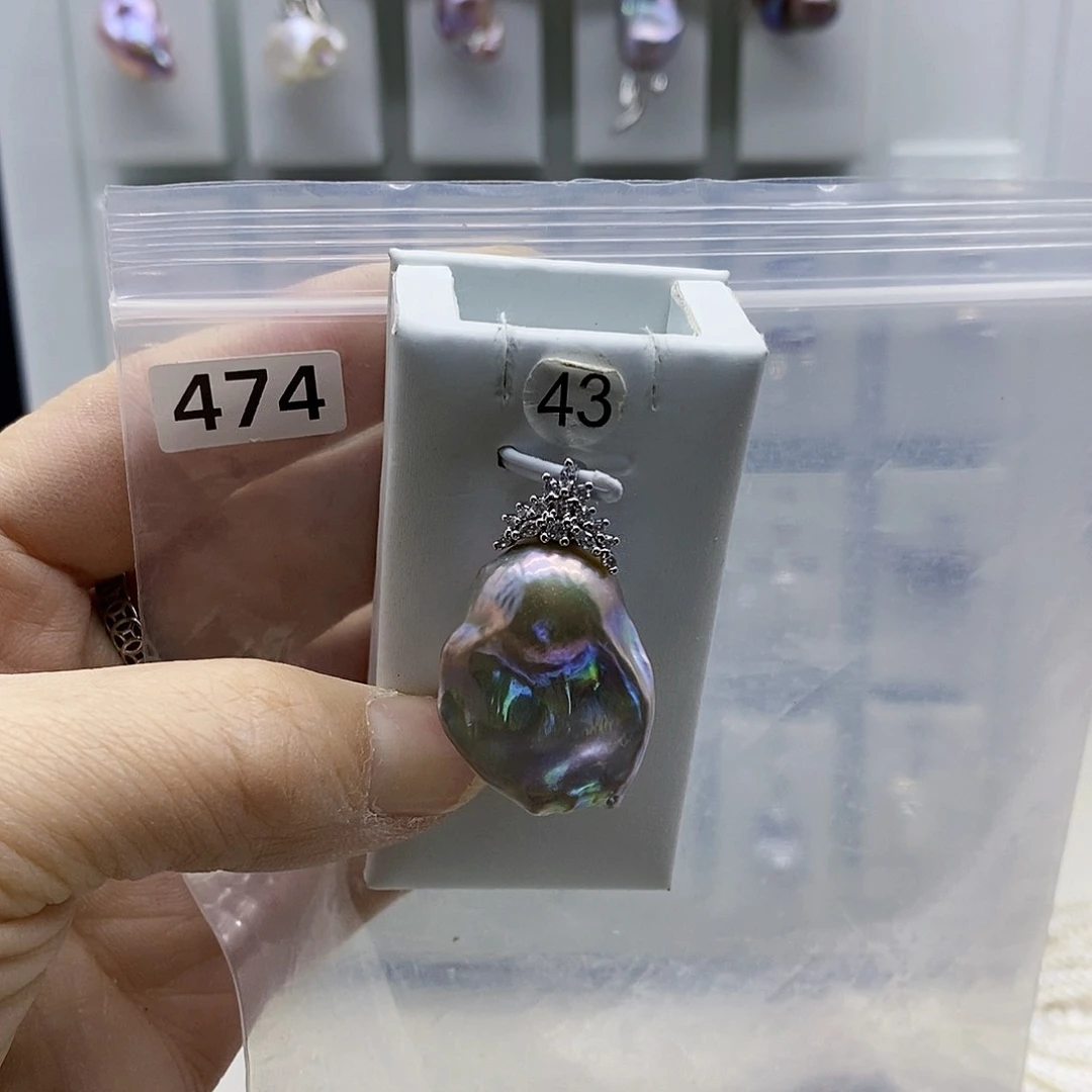 颈饰合金淡水珍珠