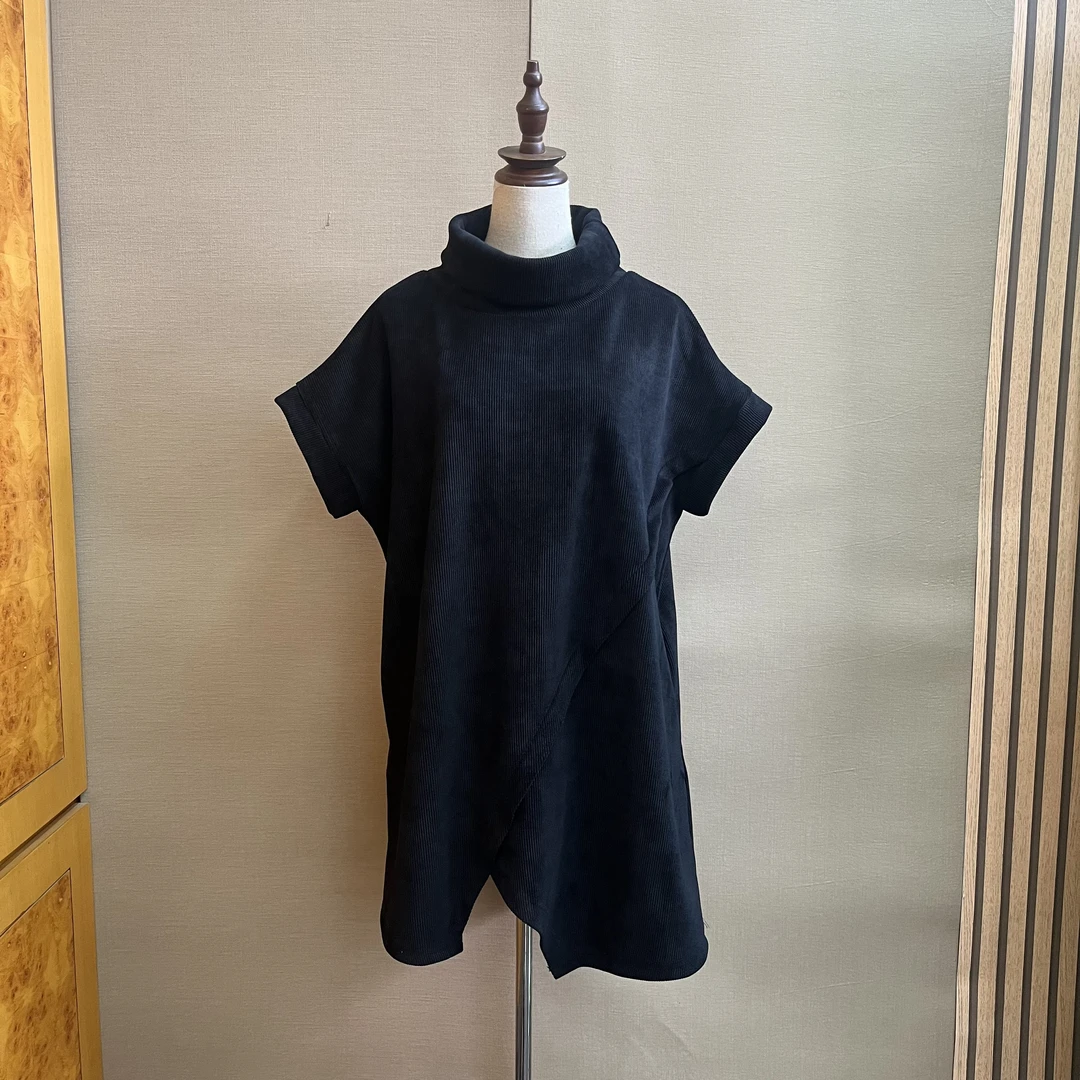 8631新之峰秋冬新款上新常规款高领舒适气质中长款上衣