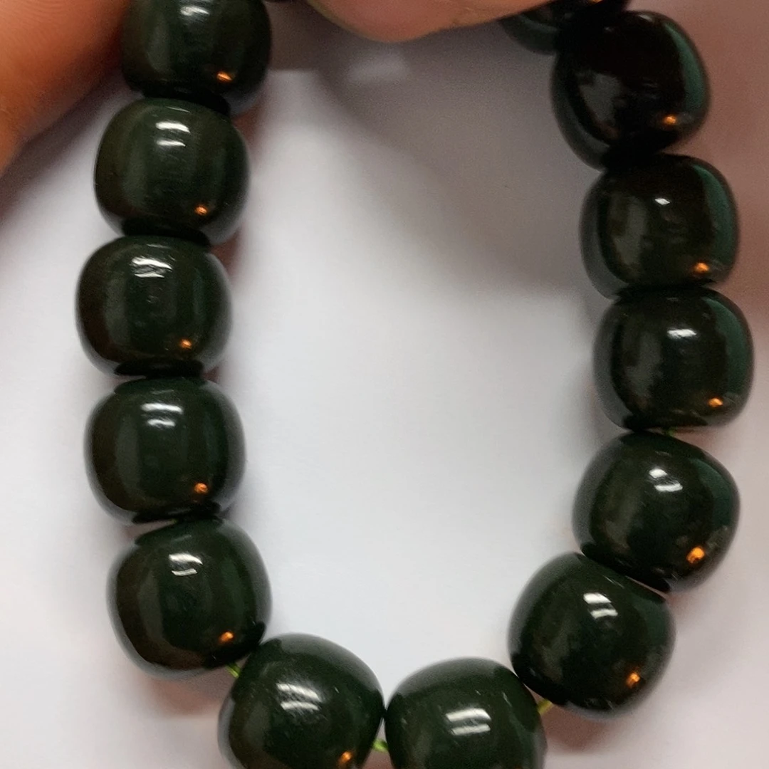 岫岩河磨玉（透闪石质玉）手串未镶嵌