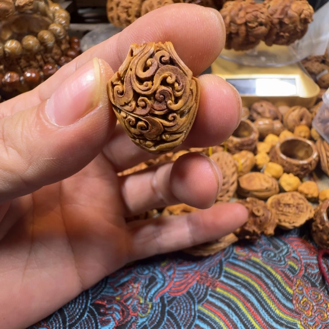 核桃手串/手链唐草三通81