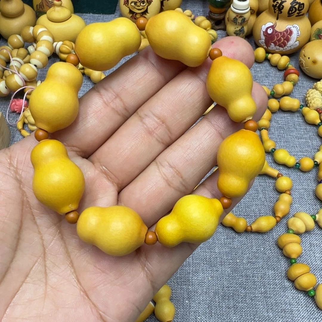 ?**?草里金倒福手串8颗