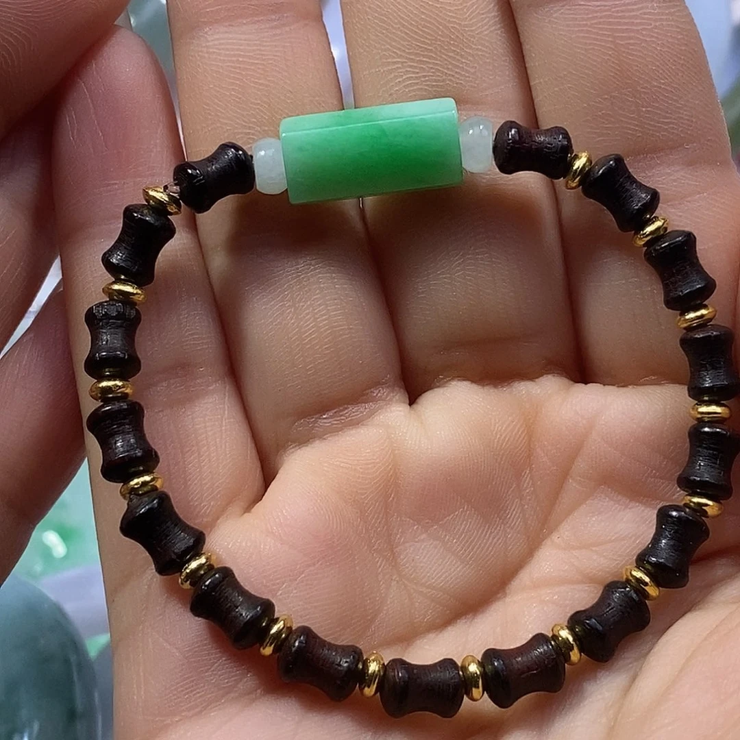 翡翠未镶嵌手链木头手链