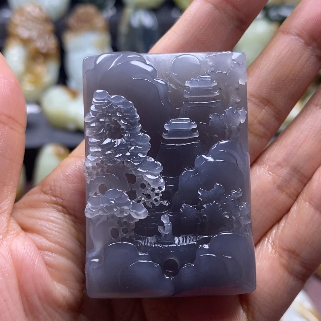 吊坠(不含链)未镶嵌和田玉（糖玉）