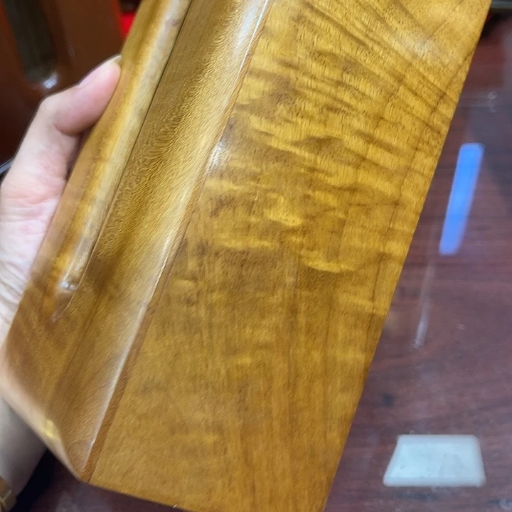 家具乌木类金丝楠木独板纸巾盒