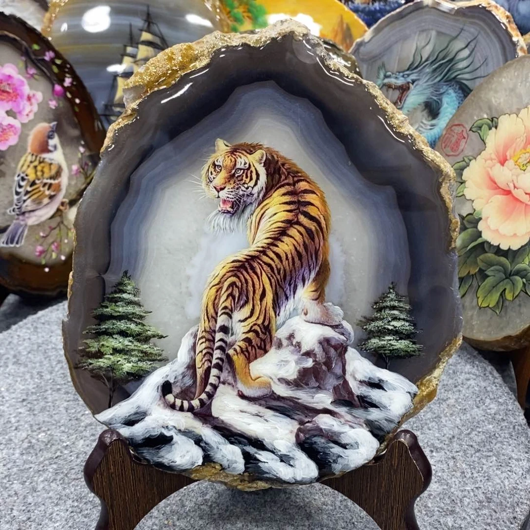 花*鱼艺术摆件设计制作