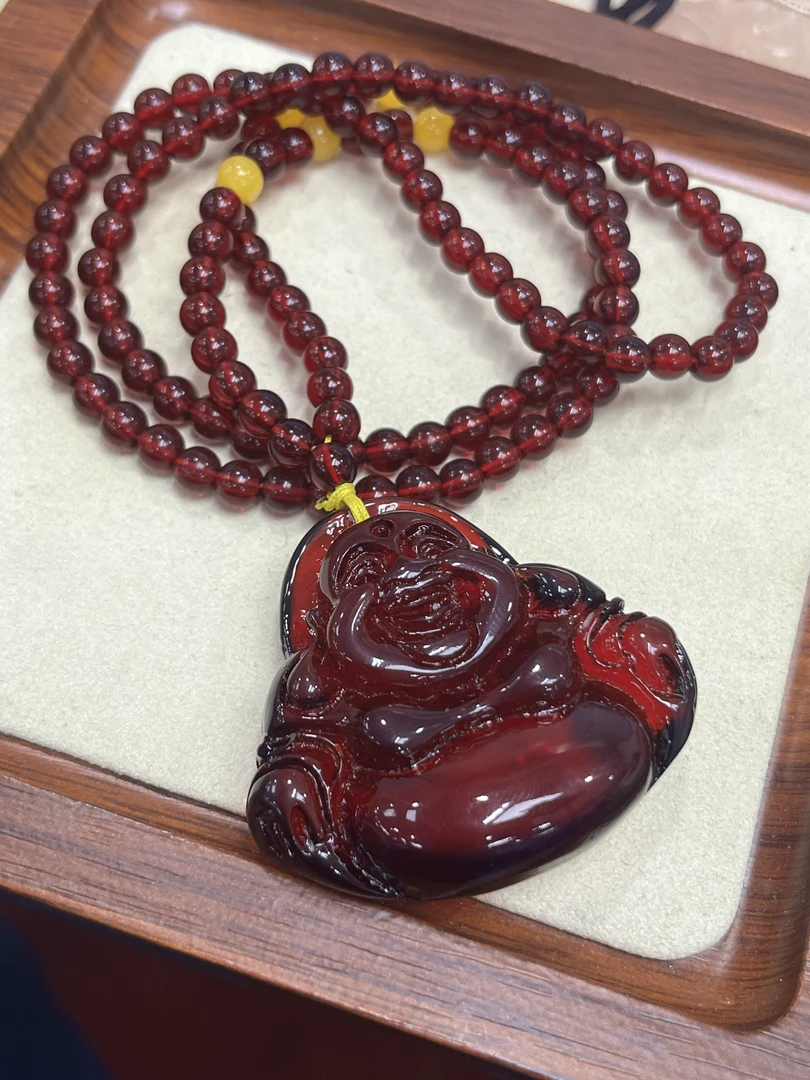 【超星专属】Fl013 精美血珀佛公吊坠 多样性发其一