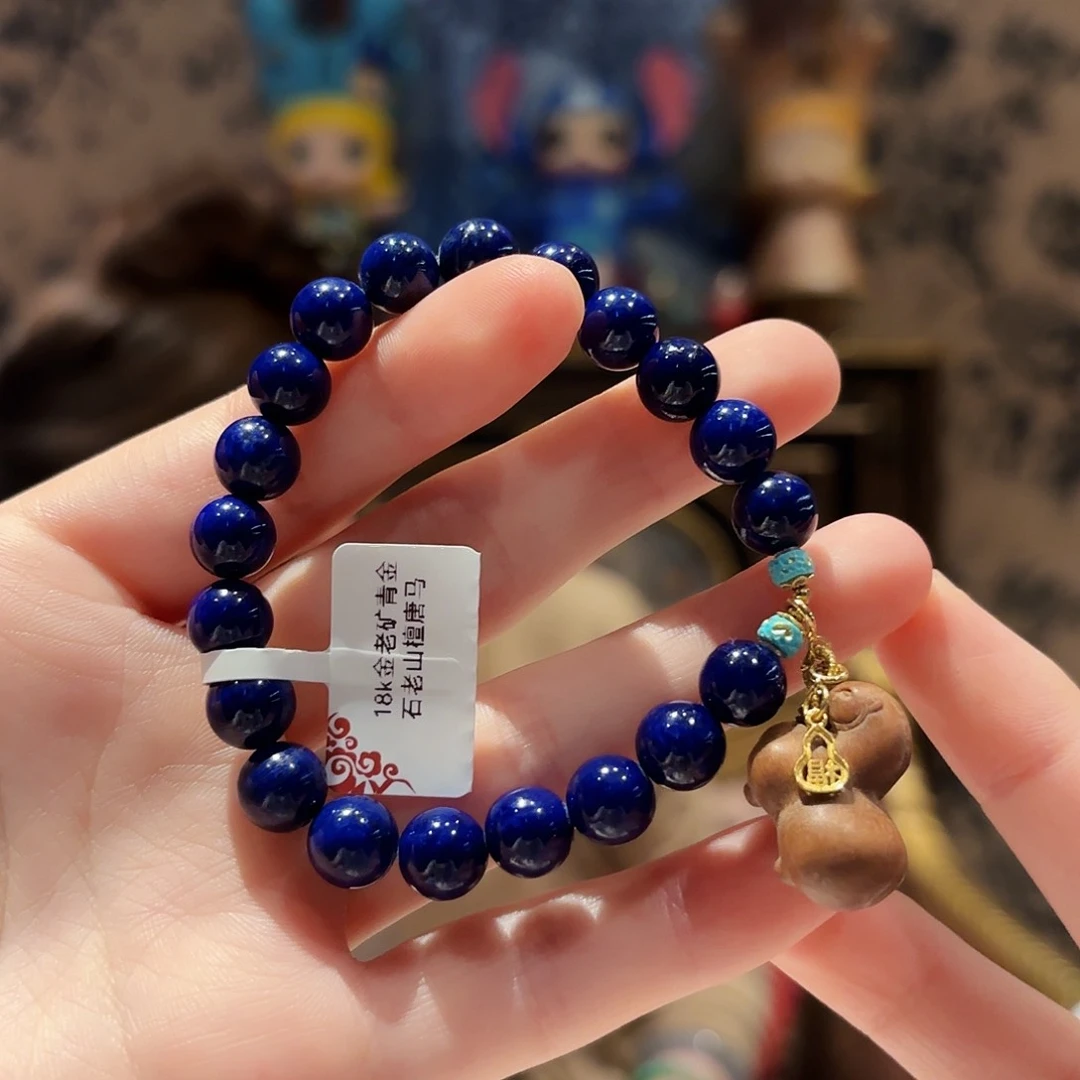 未镶嵌青金石手链手串