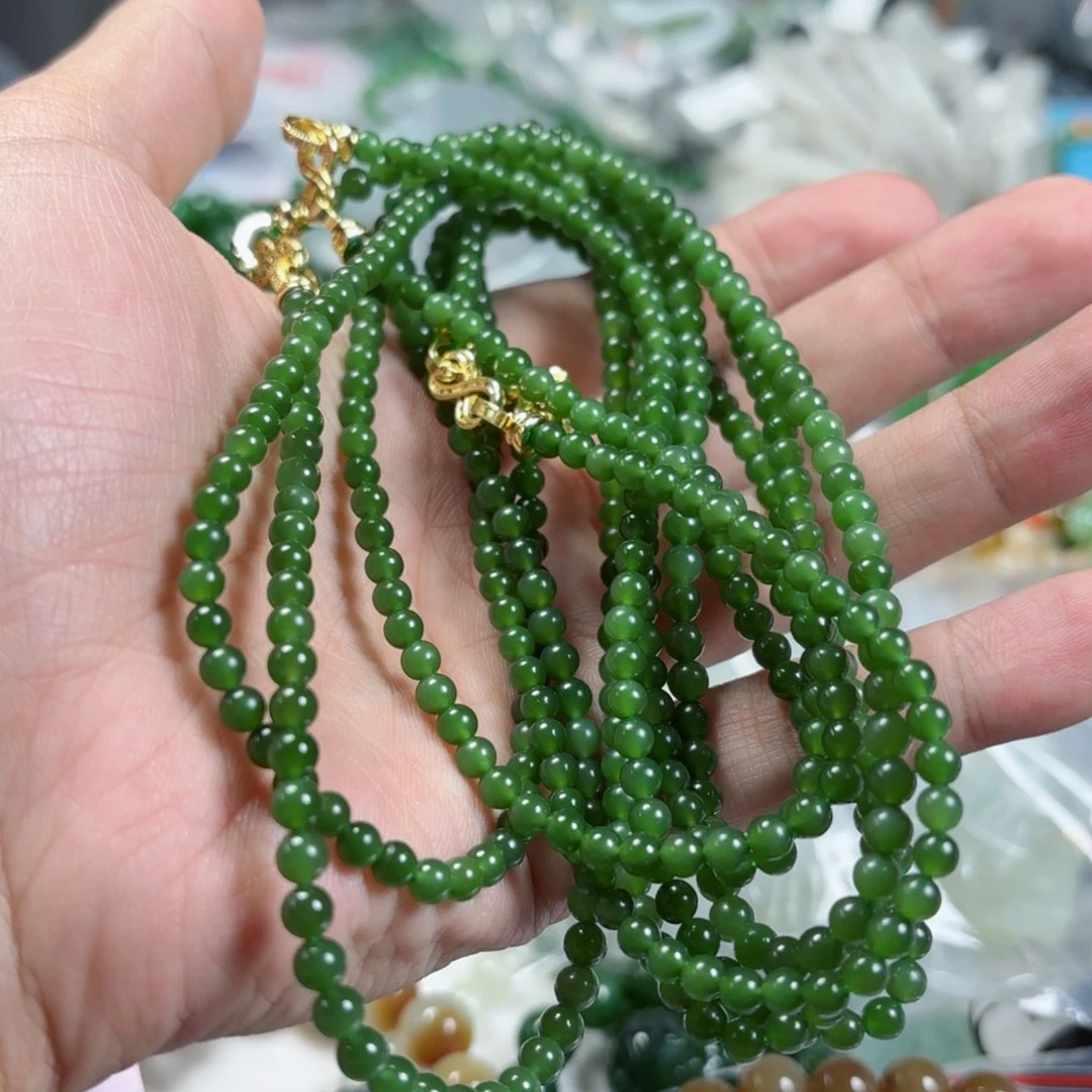 和田玉手链拍一发一多样性未镶嵌