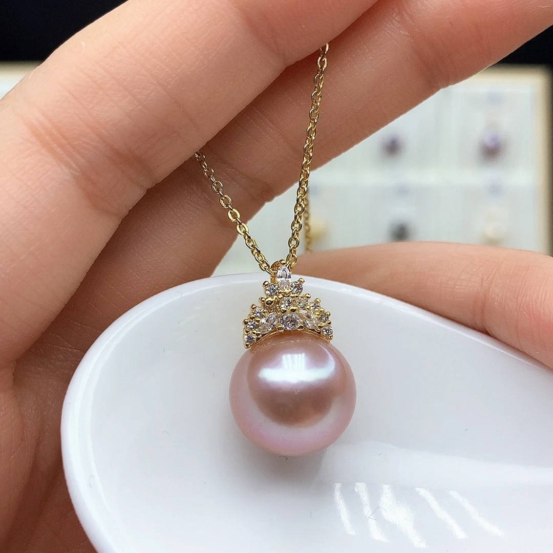 合金淡水珍珠颈饰