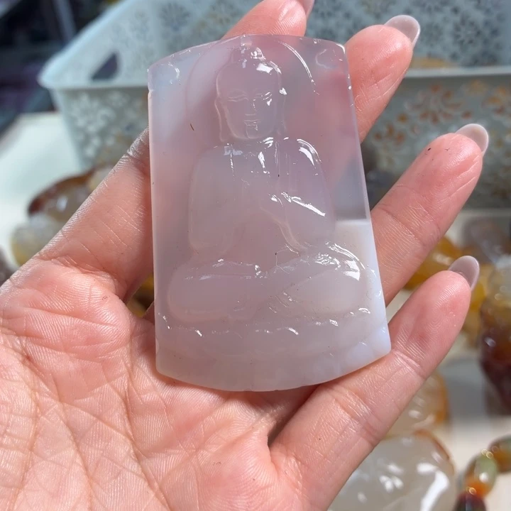 玛瑙/玉髓未镶嵌吊坠(不含链)