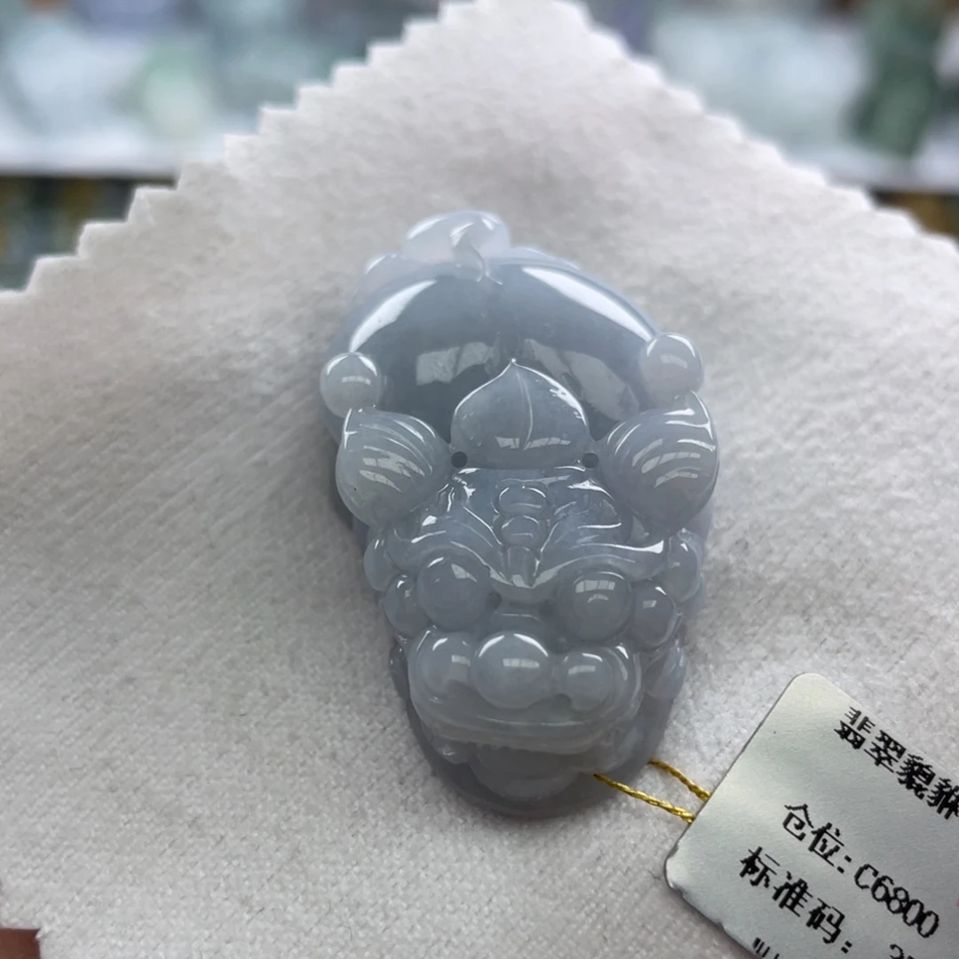 颈饰未镶嵌翡翠貔貅5