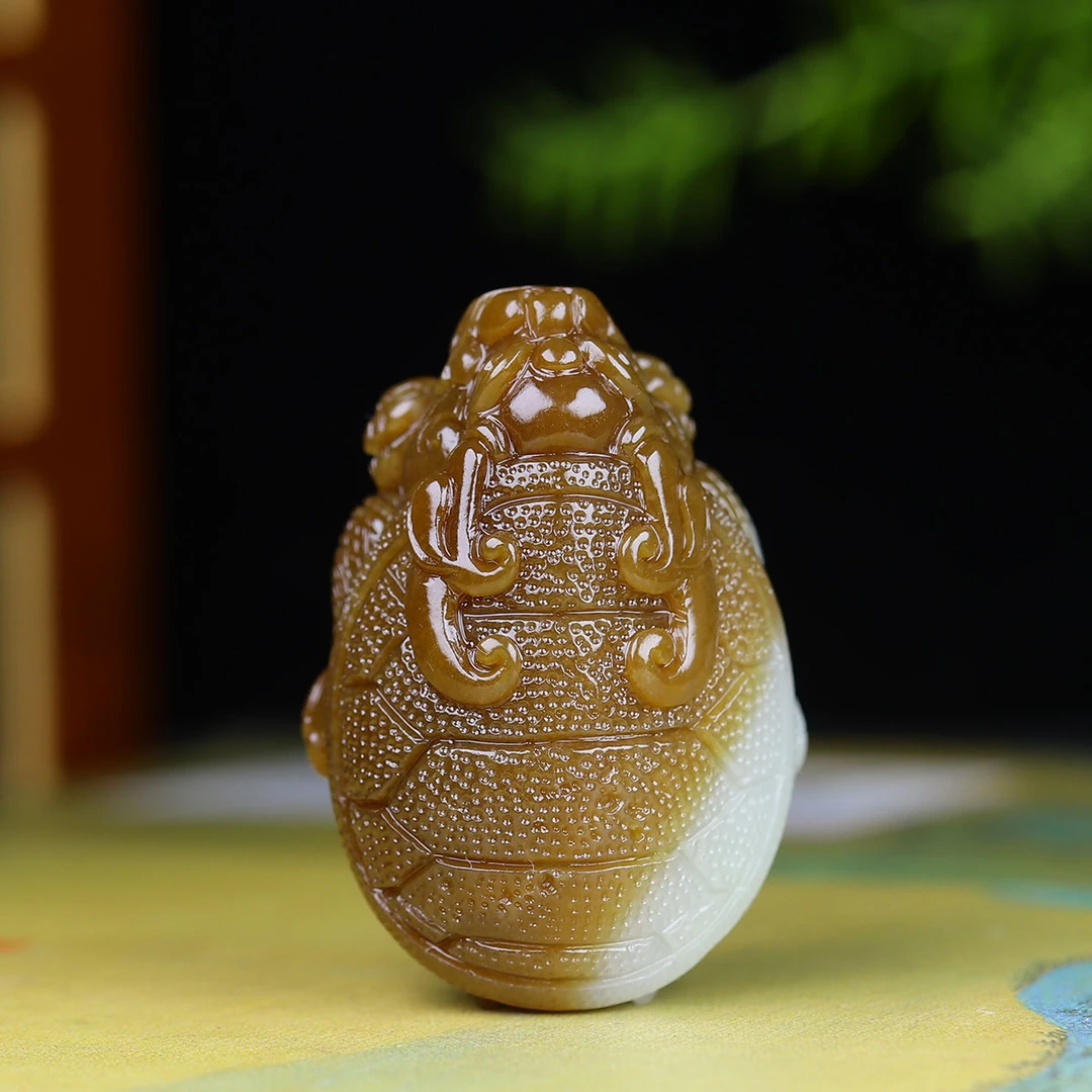 91835和田且末糖白玉龙龟