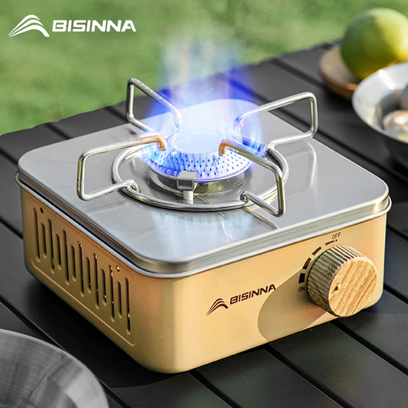 北山狼迷你卡式炉户外露营便携猛火卡磁炉家用瓦斯炉防风烧烤炉子