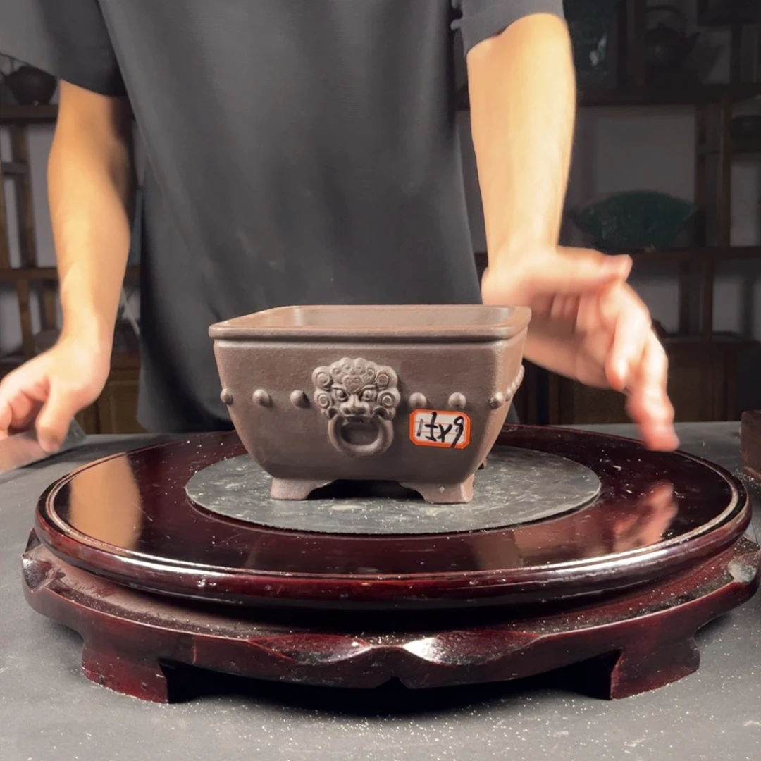 紫砂花盆紫砂花盆