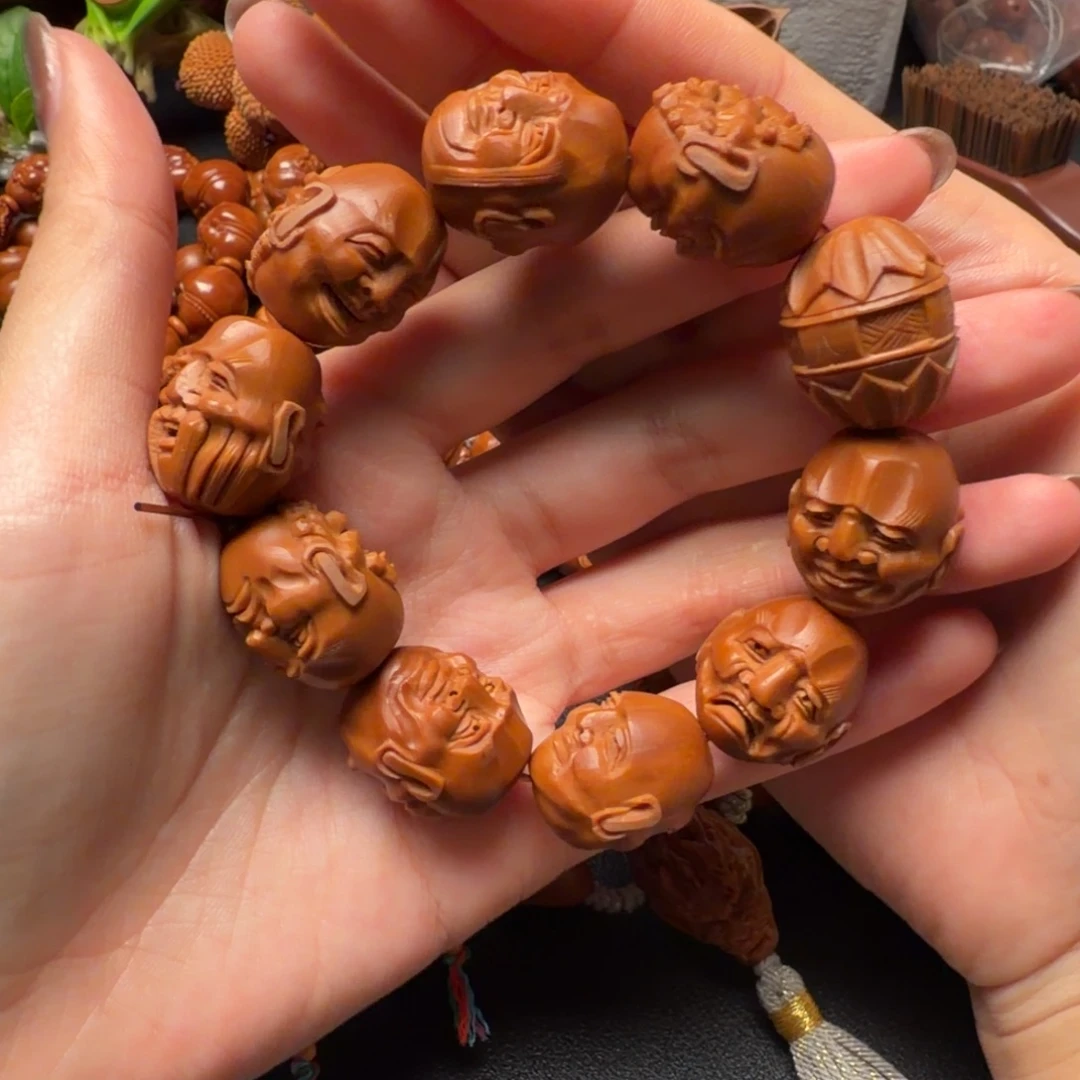 如***意手串/手链橄榄核须派罗汉