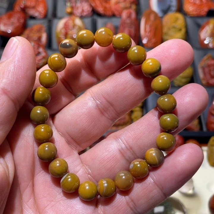 玛瑙/玉髓战国红手链未镶嵌