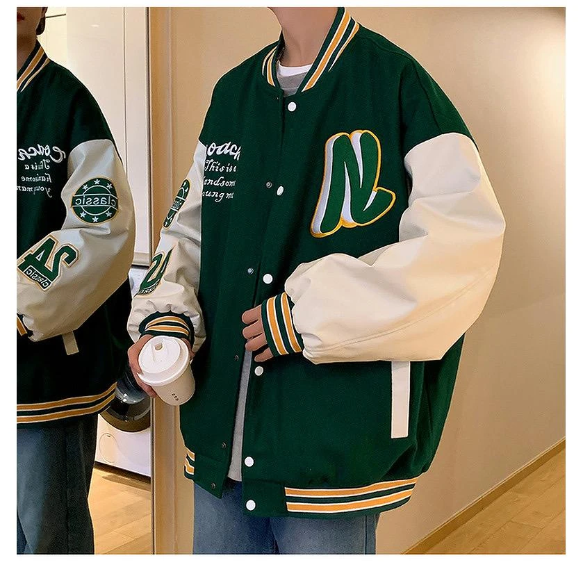 棒球服夹克男士春秋季潮牌宽松百搭衣服ins港风痞帅休闲情侣外套
