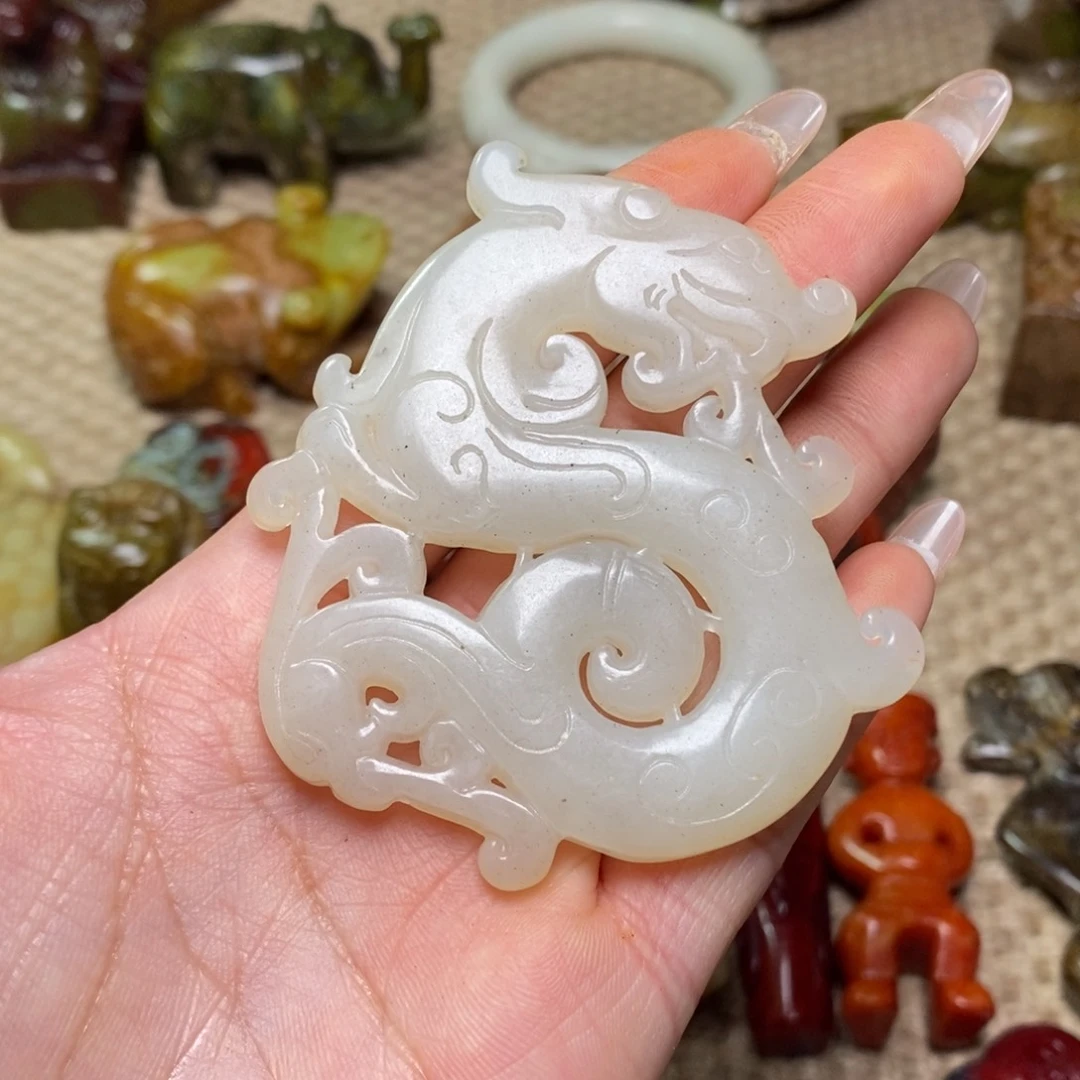 白玉菩提吊坠白玉菩提白玉菩提摆件