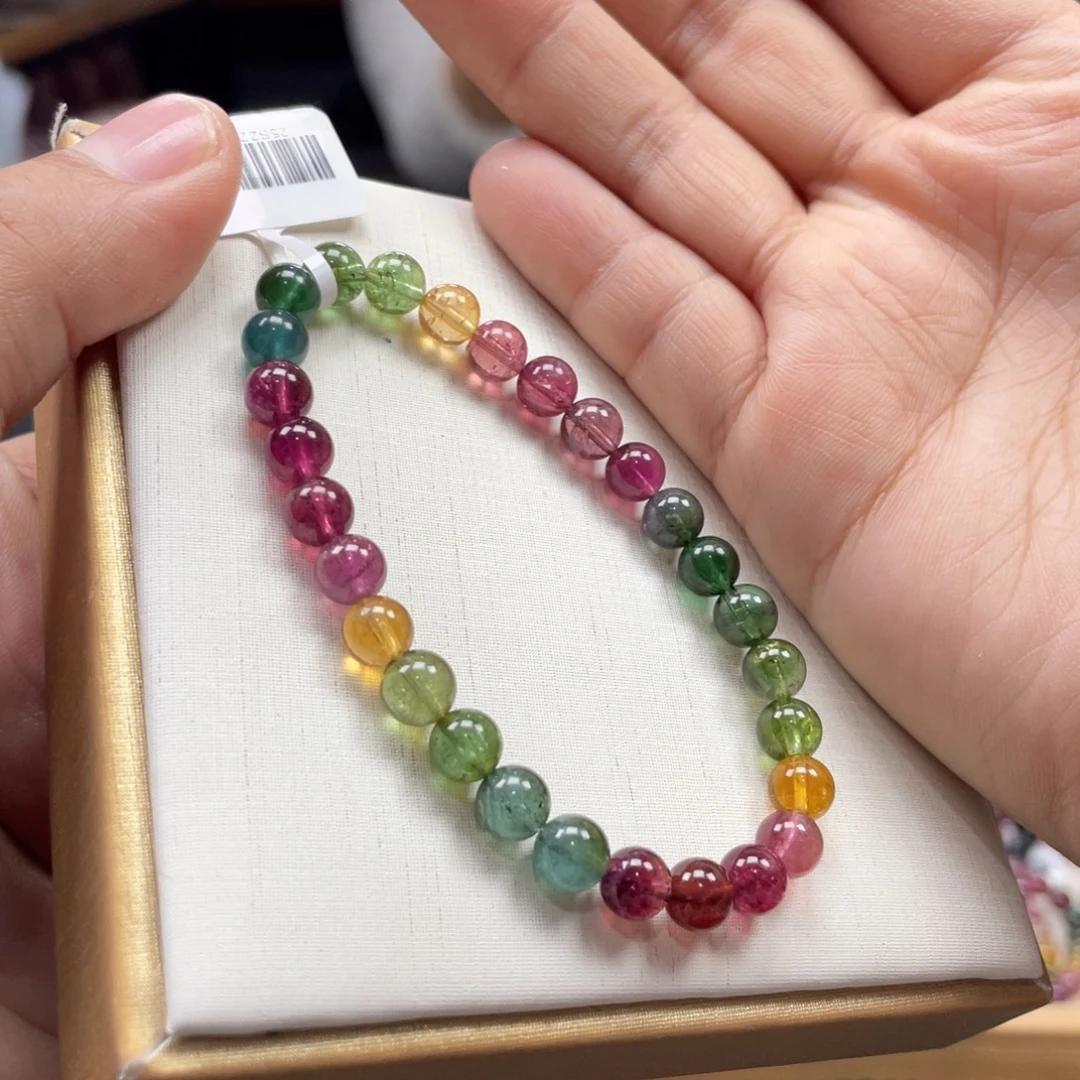 碧玺手串未镶嵌6.3mmmmmmmm