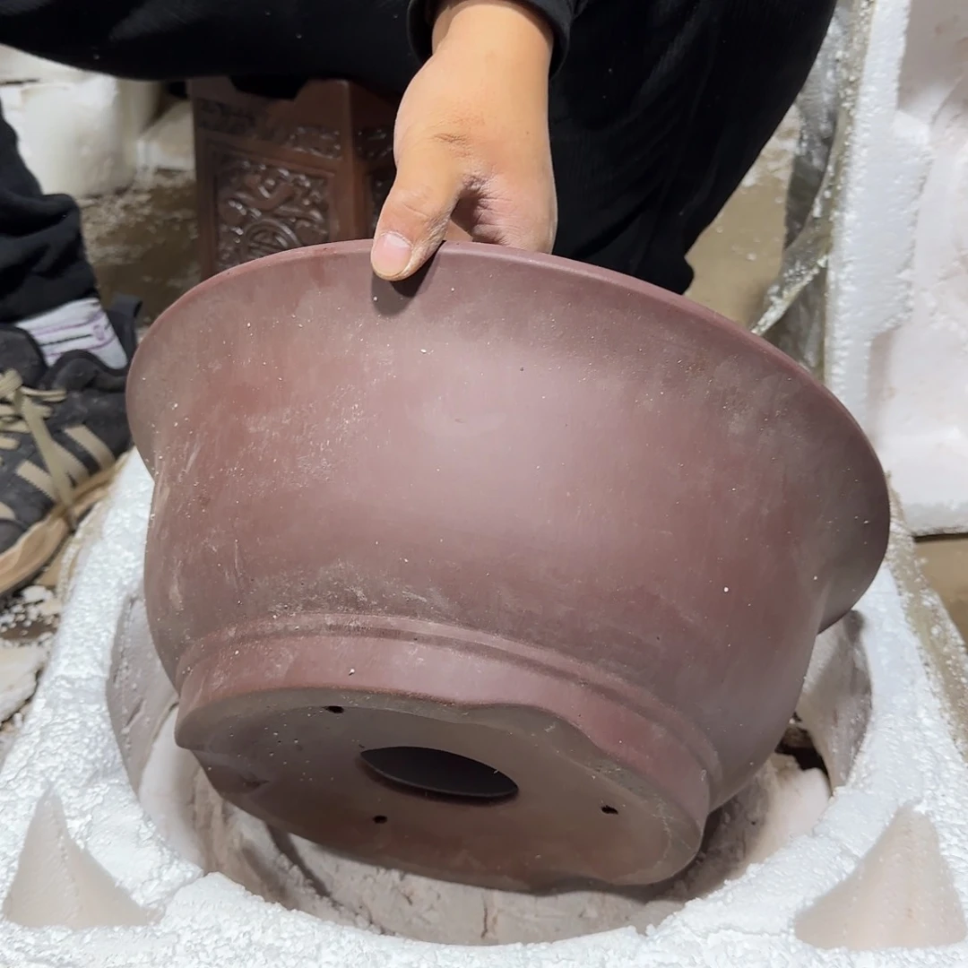 紫砂花盆口径36高度17