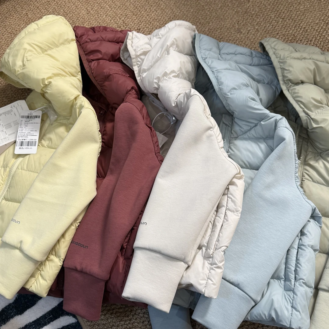 现货「可可买手集合店」lulu运动羽绒拼接修身轻薄保暖御寒#买手