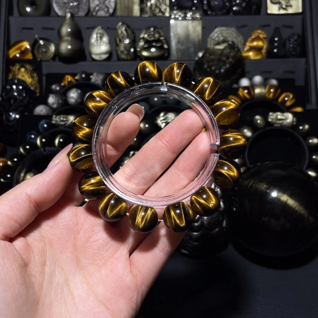 未镶嵌木变石（虎睛石）珠宝奇石夏***D