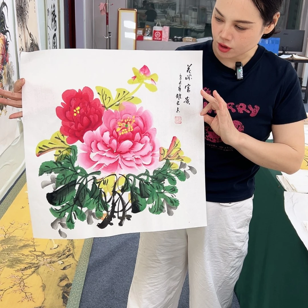 国画宣纸国画纯手绘作品