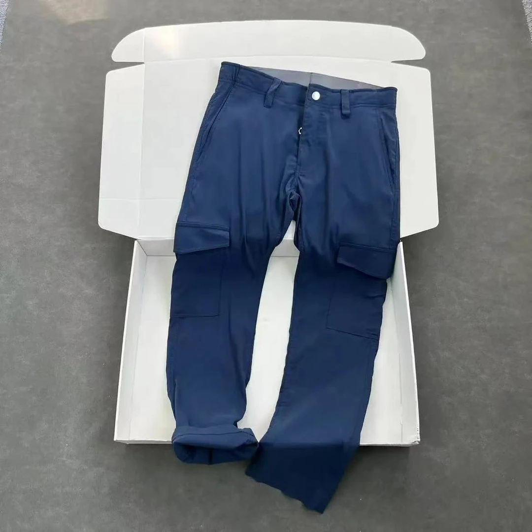 春夏 棉混纺材质 男士多口袋工装亲肤舒适休闲裤-lwhfk10