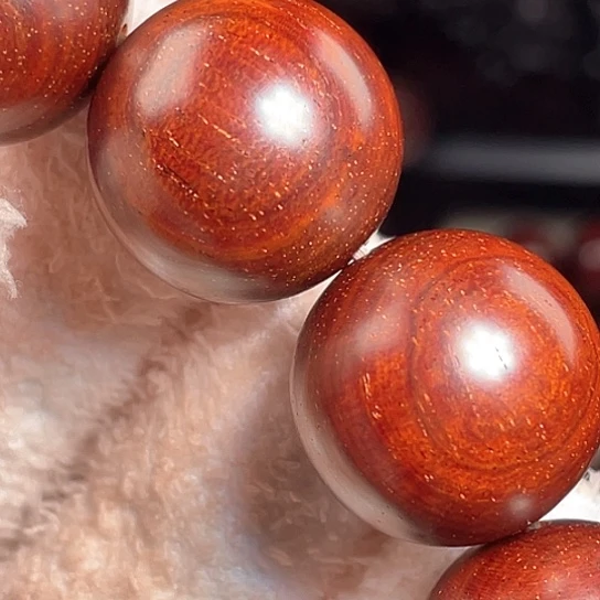 檀香紫檀（小叶紫檀）手串/手链2.0龙鳞底顶泥