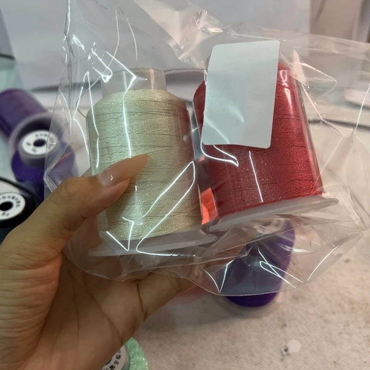 棉高级纯色股线6股